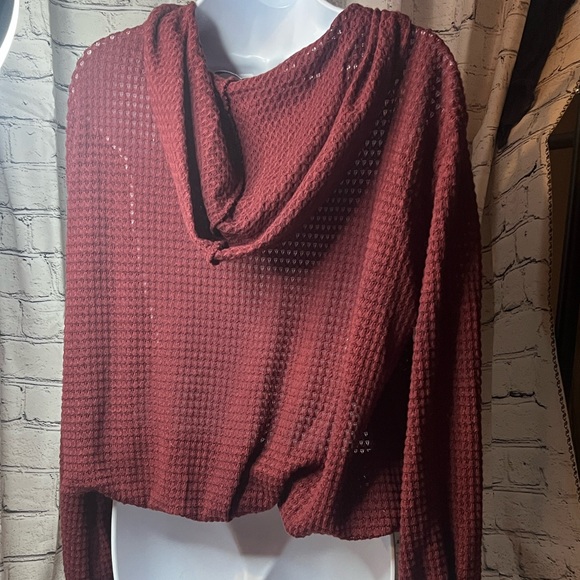 Culture Code Cozy Waffle Knit Zip-Up Hoodie - Picture 4 of 10